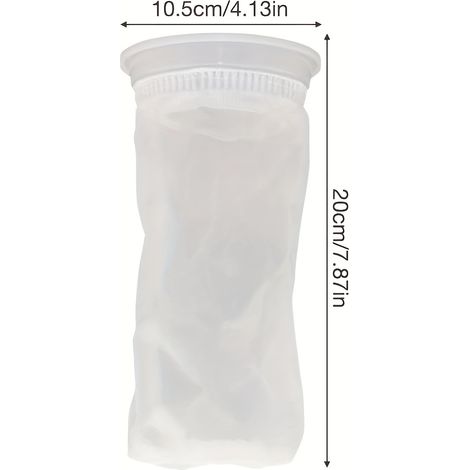 5pcs Couvercles filtres de ventilation pour cuves IBC en polyester, filtres à débris en maille lavable avec bande élastique, pour l'irrigation d'eau domestique et de jardin,5pcs (1/5)