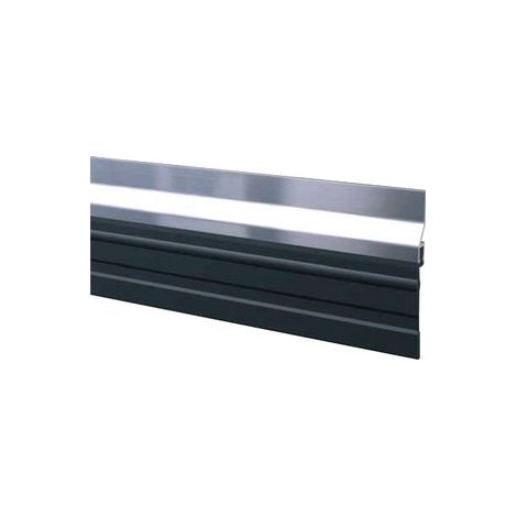 Bas de porte en caoutchouc 2,50m – Fixation adhésive – Pour sols lisses – Absorption des chocs – Isolation acoustique – Ellen