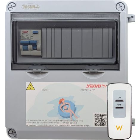 Transformador 60W 12V/DC caja IP65 Control Remoto con Protección