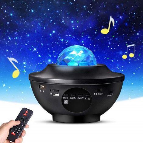 Filiyano – lampe galaxie multicolore – Projecteur d'étoiles avec haut-parleur Bluetooth - Votre propre lampe galaxie multicolore. (1/5)