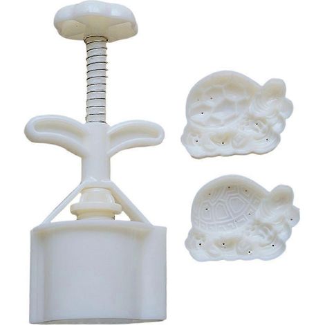 Moule à pâtisserie pratique en forme de tortue, outil de presse à dessert adapté à la pâtisserie (1/4)