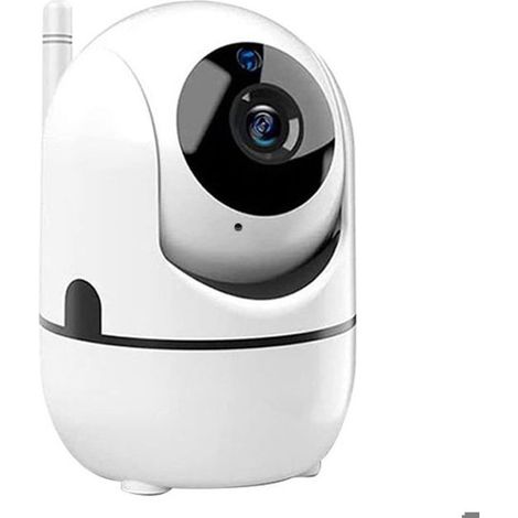 1 Caméra de sécurité intérieure,Wi-Fi 5G,1080p,Vision nocturne 30m,Panoramique 355°,Pour bébé et animal