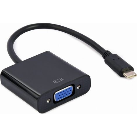 CABLE ADAPTADOR USB TIPO C A VGA 15 CM NEGRO (1/4)