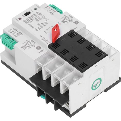 Automatischer Umschalter für duale Stromversorgung mit Millisekundensteuerung und Abdeckung NLQ4-125/4P 100A 400V AC (1/5)
