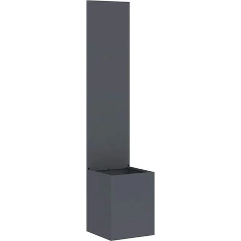 Paravent de jardin, gris anthracite, 32 x 32 x 150 cm (1/5)