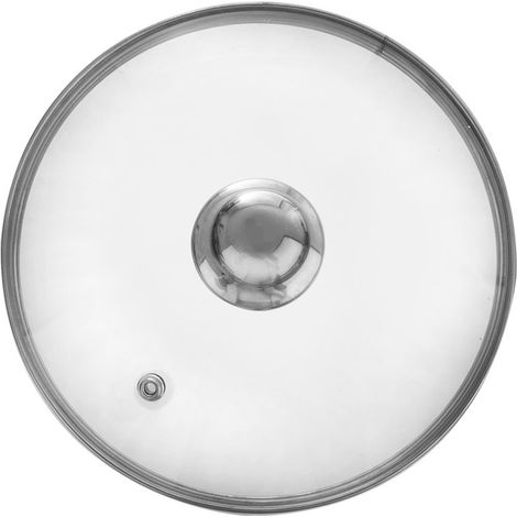 Coperchio in vetro per pentola/padella con sfiato universale, 22 cm di vetro