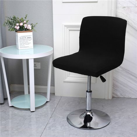 Protector de asiento para silla de comedor, color negro, juego de 2