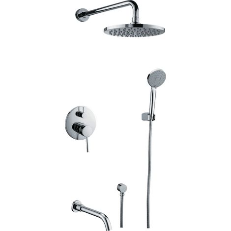 Composition de douche fixation encastrée 413 collection Erymanthe