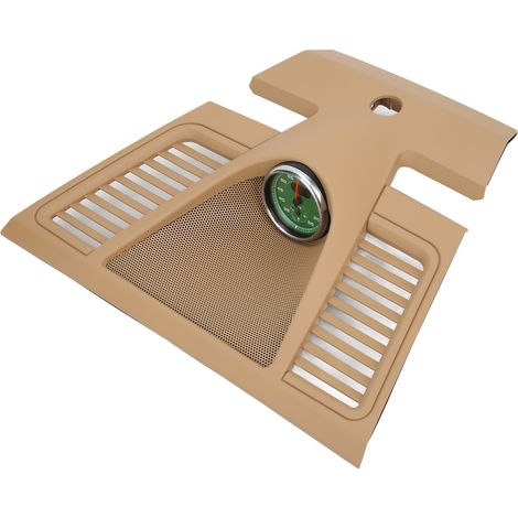 Tableau de bord beige Panamera 2010-2016 : cache supérieur compteur, garniture tableau de bord, pièce 970 552 151 01 6W0, remplacement chronomètre vert (1/5)