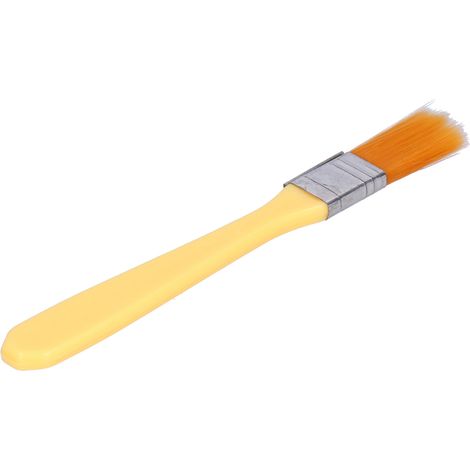 10pcs petit pinceau manche plastique, soies nylon, lot de 10, emballage sachet PE, usage détaillé, brosse compacte. (1/5)