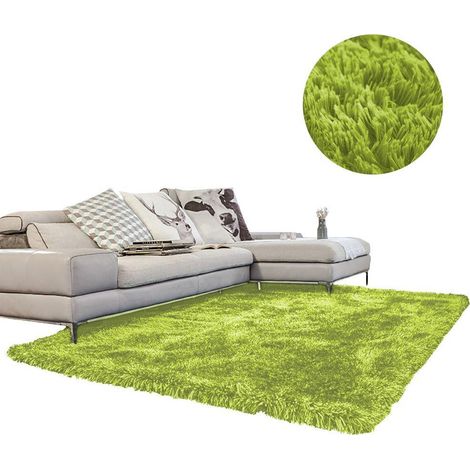 Tappeto Shaggy Strado 200x300 GreenGrass per soggiorno (verde)