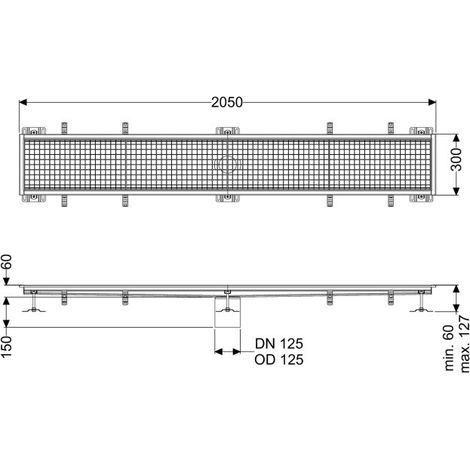 KESSEL 6130200 Gouttière à boîte Ferrofix