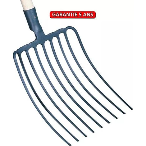 Vaso tenedor piedra 9 dientes sin mango OUTILS PERRIN