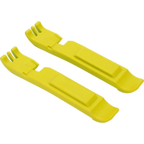 démonte-pneus de vélo en nylon, outil de réparation pour VTT et vélos de route, jaune (1/5)