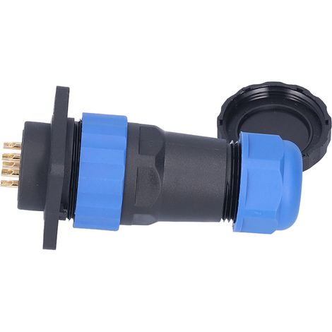 Connecteur étanche IP68 4 broches aviation 380V 10A, prise mâle-femelle pour alimentation industrielle