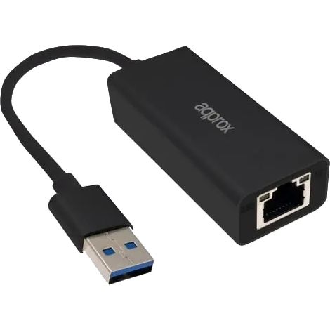Tarjeta red approx 10/100/1000 usb 3.0 black