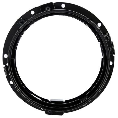 Support de Montage pour Phare Rond 7" - pour Jeep Wrangler (Noir) (1/5)