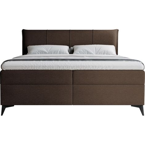 Lit boxspring Viter, Vibe 26, Double, Continental, 140x200, Tissu, Disponible, 156x213x107cm (1/5)