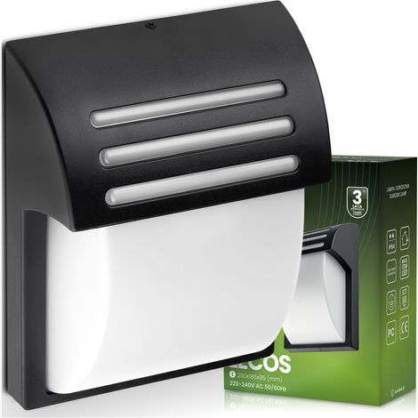 Applique murale extérieure de jardin LED E27 25 cm Lecos Lumiled (1/5)