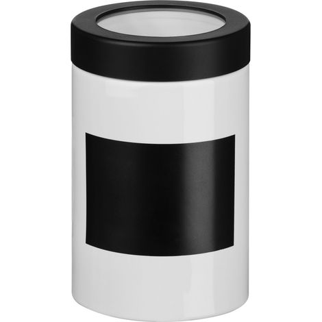 Interiors By Premier Chic Design Chalk Board Large Canister, Functional Design Metal Canister, Durable Stainless Steel Canister (1/2)