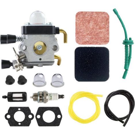 Kit de carburador para cortacésped Stihl C1Q-S66 C1Q-S186 FS75 FS80R FS85R. Incluye un juego completo de accesorios para el carburador.