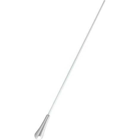 Baguette de chef d'orchestre en aluminium léger, parfaite pour concerts et répétitions - Design argenté moderne (1/5)
