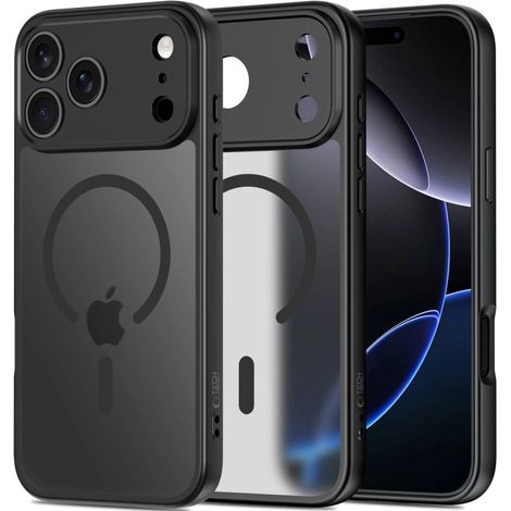 Tech-Protect BasicMag MagSafe Hülle für iPhone 17 Pro – Mattschwarz (1/2)