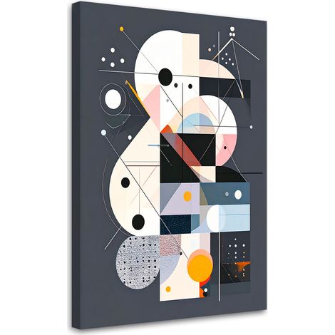 Wandbild Geometrische Abstraktion Bauhaus 60x90 cm (1/5)