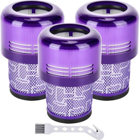 Filtres de Remplacement Lot de 3 pour Aspirateur Dyson V11 Absolute Extra Pro Animal Torque Drive V15 Detect (1/5)
