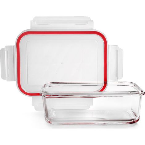 Lunch box rettangolare in borosilicato 900ml IBILI (1/2)