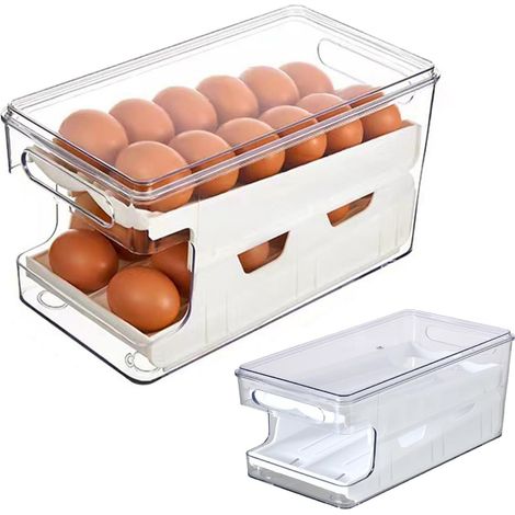 1 Distributeur d'œufs, 2 niveaux, 24 œufs, gravité automatique, cuisine (1/5)