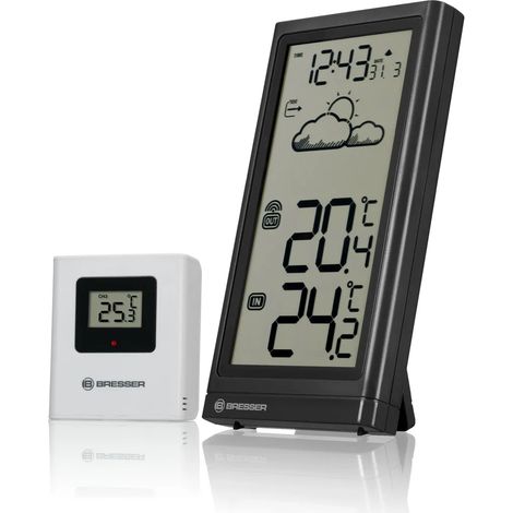 Station météo sans fil Bresser Optik Meteo Temp 7004200 : prévisions pour les 12 à 24 heures (7004200) (1/5)
