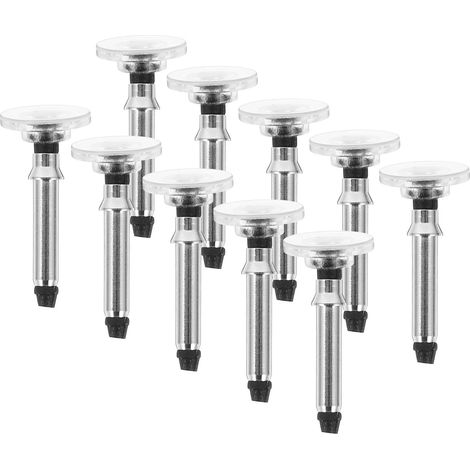 Pointes de Stylet Capacitives Design Polyvalent Facile à Installer en Métal Argenté Lot de 10 pour Stylets Tactiles Compatibles Smartphones et Tablettes (1/5)