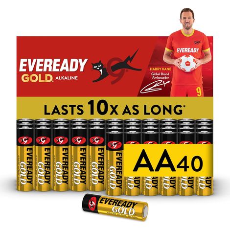 Gold de Energizer - Piles AA (Lot de 40) - Alcaline 1,5V - Énergie (1/5)