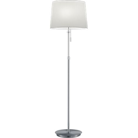 Lampadaire LYON argent/blanc 180cm 3xE27 Trio 409100307 (1/4)