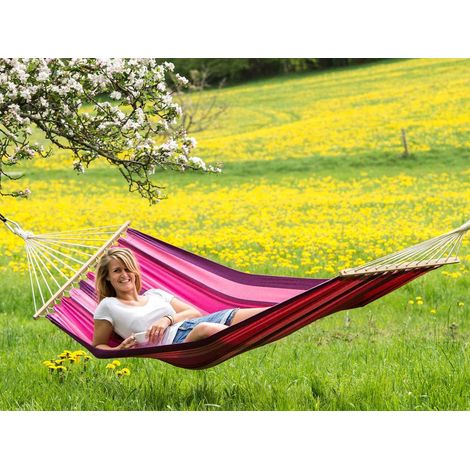 Hamac en coton et polyester avec sac de rangement Tonga (1/8)