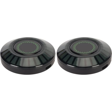 2pcs Lampe d'Ambiance RVB Magnétique 32 Bits, Changement de Couleurs par App, Éclairage LED Rythmique Musical pour Voiture et Maison (1/5)