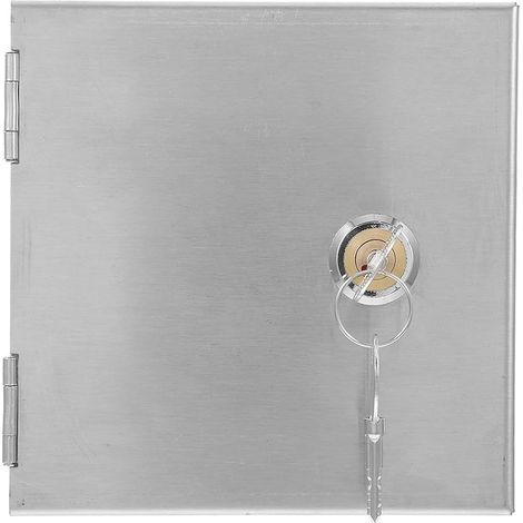 Boîtier Électrique Verrouillable en Acier Inoxydable pour Usage Extérieur Résistant aux Projections d'Eau Couvercle de Protection pour Interrupteurs Apparents (1/5)