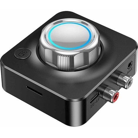 Récepteur Bluetooth 5.0, Adaptateur Bluetooth Récepteur Audio sans Fil de Voiture avec aptX-LL Faible Latence 3D Surround, 3,5mm et RCA pour Système Audio de Diffusion Musique Stéréo à Domicile-LIAIKI (1/5)