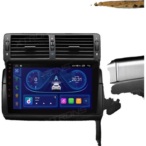 Reproductor multimedia para coche, tamaño de pantalla, compatibilidad con smartphones, compatible con BMW E46, ocho núcleos (1/5)