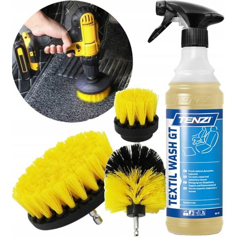 Detergente líquido Tenzi Textil Wash GT + cepillos para lavar y limpiar tapicerías de asientos. (1/5)