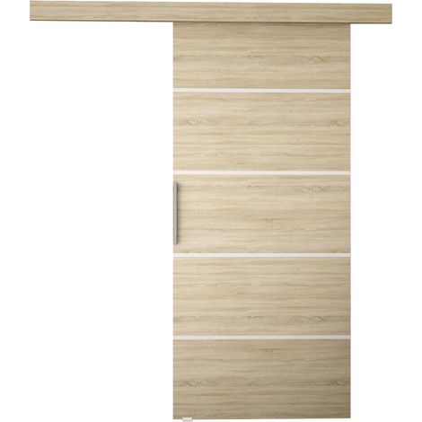Puerta corredera Closico Portalis III, Roble Sonoma