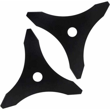 Lame de débroussailleuse universelle Ahlsen - 3 dents - Pour Fresh Green sous croissance et tonte - Compatible Stihl, Husqvarna, Mitox, Echo, Kawasaki et autres machines