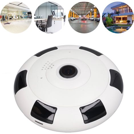 1080p 3D-Funk-Panorama-IP-Kamera mit 360°-Nachtsicht, europäischer Standard 100–240 V, Weiß (1/5)