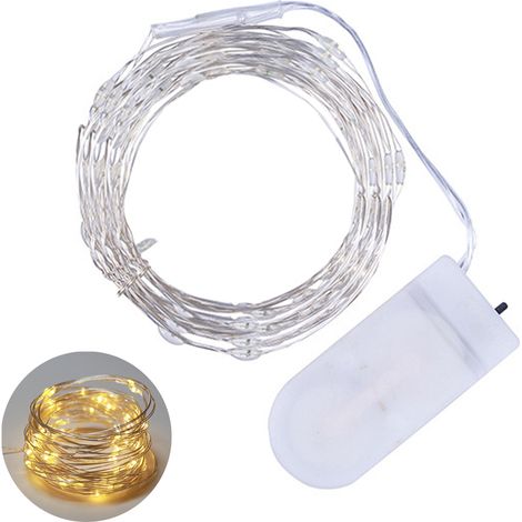 Drehbare und flexible Lichterkette, IP65, 3 m / 30 LEDs (warmweiß) (1/5)