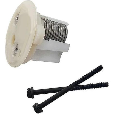 Cartouche de ressort de toilette Dometic 385236096 avec embout blanc et 2 boulons - Accessoires pour camping-cars (1/5)