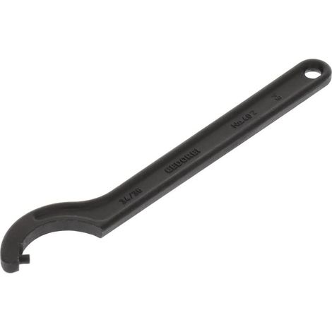 Clé à ergot à trou, Pour écrou à trous, Taille 34 à 36 mm, Pointes Ø 8 mm, Clé, 40 Z 34-36 (1/5)
