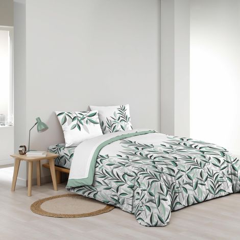Parure de draps 4 pièces réversible – 100 % coton – Imprimé 57fils/cm² Eldorado (1/5)