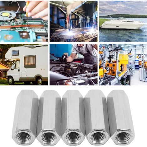 M121,75-19-L60mm Sechskant-Verbindungsmutter aus Edelstahl 304 (1/5)