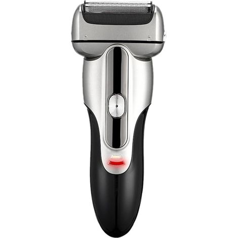 Rasoir électrique 1 pièce pour homme Rasoir à barbe chauve 3 têtes Argent (1/5)